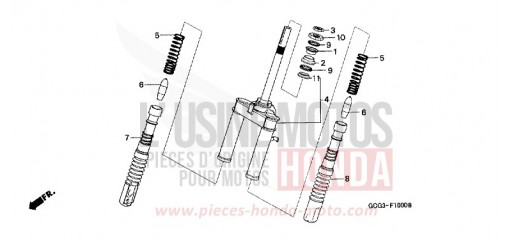 GABEL, VORNE SGX50W de 1998